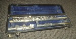 RUDALL CARTE 'ROMILLY' CORONET SOLID SILVER FLUTE.
