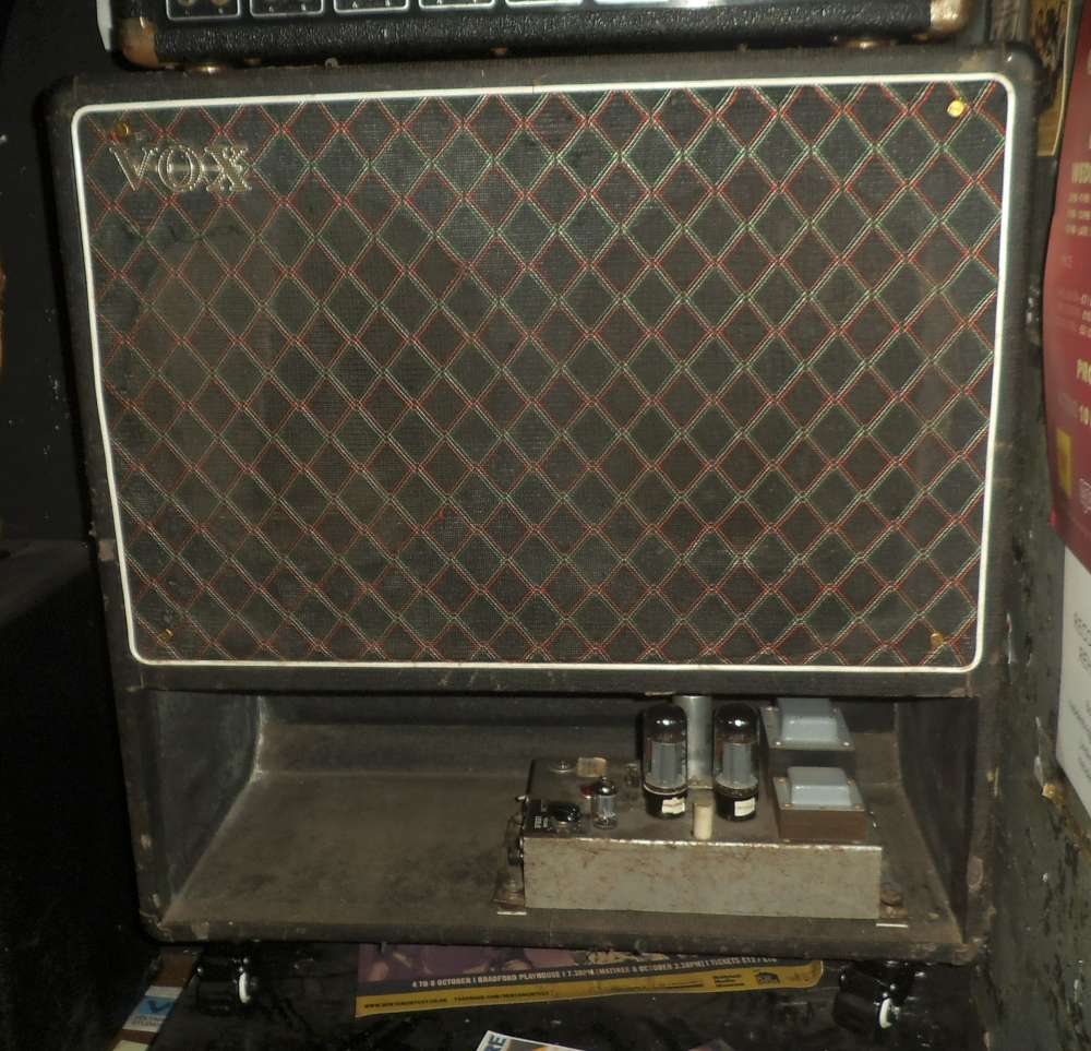 Vox 2x12 Cab With Selmer Speakers And A Leslie Valve Amp